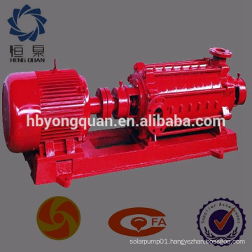 Low noise no balance plate multistage fire booster pump